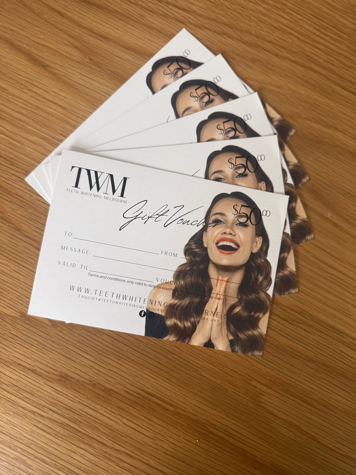 Teeth Whitening Gift Card